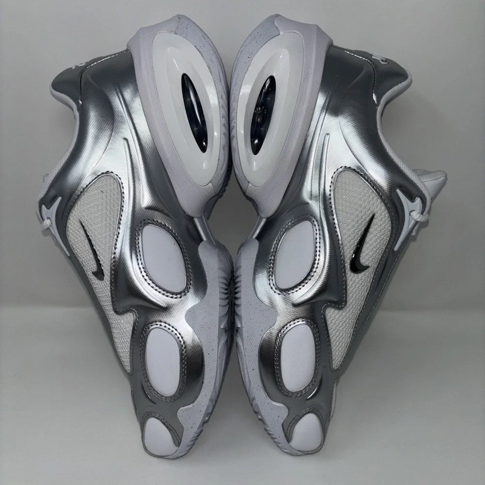 Nike Air Max Muse White Metallic Silver Sneaker FV1920-100 Women's Size 10